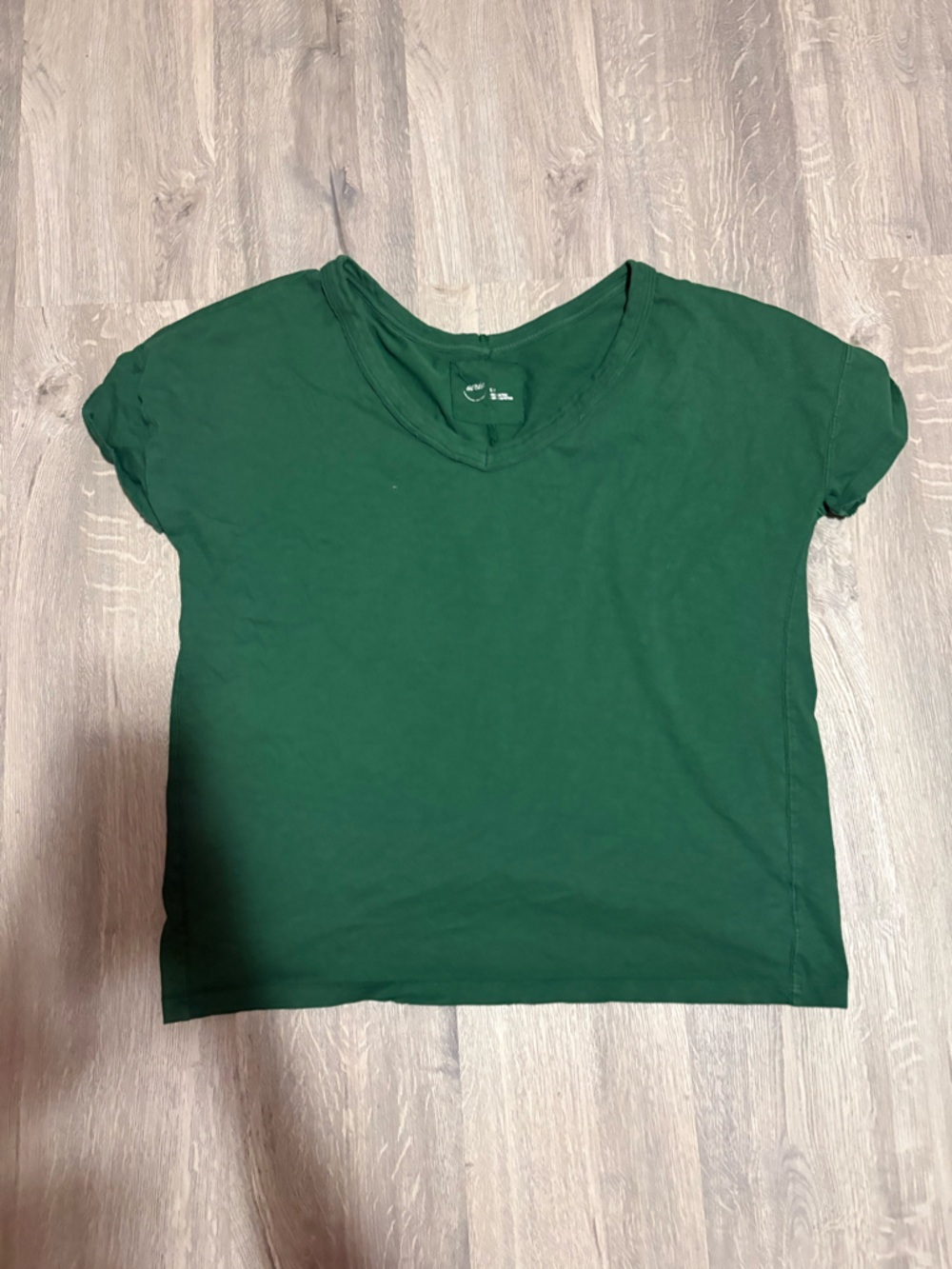 3 for $15 aerie Emerald Green Crew Tee size small